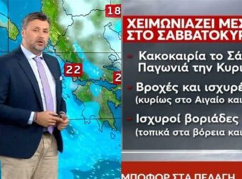 Παγωνιά από Γιάννη Καλλιάνο: Χειμωνιάζει μέσα στο Σαββατοκύριακο – «Στις περισσότερες περιοχές της χώρας θα…»