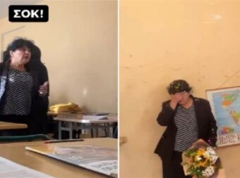 Κρυφή κάμερα δείχνει καθηγήτρια να τρέχει να σταματήσει καβγά σε τάξη σχολείου – Ήρθε αντιμέτωπη με μια σοκαριστική έκπληξη!