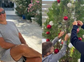Μοντέρνα μονοκατοικία με εσωτερική σκάλα, μπλε πίνακες, φυτά και άνετους καναπέδες – Συγκλονιστικές φωτογραφίες από το σπίτι του Γιώργου Λιάγκα