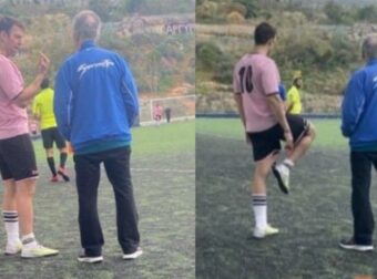 Δεν πρόλαβε ούτε να ιδρώσει την φανέλα: Ο Στέφανος Κασσελάκης έπαιξε σε αγώνα ποδοσφαίρου και τραυματίστηκε