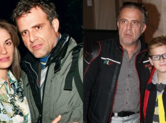 Κατάξανθη, κούκλα, έχει αδυναμία στον μπαμπά της: Η «άγνωστη» κόρη του Πασχάλη Τσαρούχα σε 1 σπάνια κοινή φωτογραφία