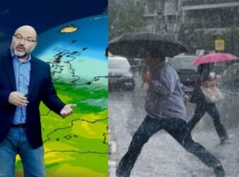 Ισχυρή νεροποντή από τον Σάκη Αρναούτογλου: Έντονα καιρικά φαινόμενα από την Κυριακή – Πως θα κινηθεί η νέα εβδομάδα (video)