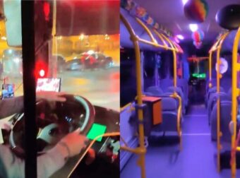 Με περούκα, σερπαντίνες & ειδικό φωτισμό: Το αστικό λεωφορείο που «παρτάρει» για το Καρναβάλι, ποια γραμμή είναι