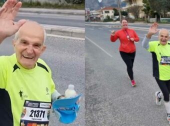 Παλικάρι ο κύριος Γιώργος: Ο γηραιότερος δρομέας του Ημιμαραθώνιου έτρεξε στα 88 του & καταχειροκροτήθηκε