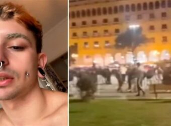 Ομοφοβική επίθεση στην πλατεία Αριστοτέλους: Θύμα περιγράφει τις σοκαριστικές στιγμές που έζησε – Έντονες αντιδράσεις στα social media (video)